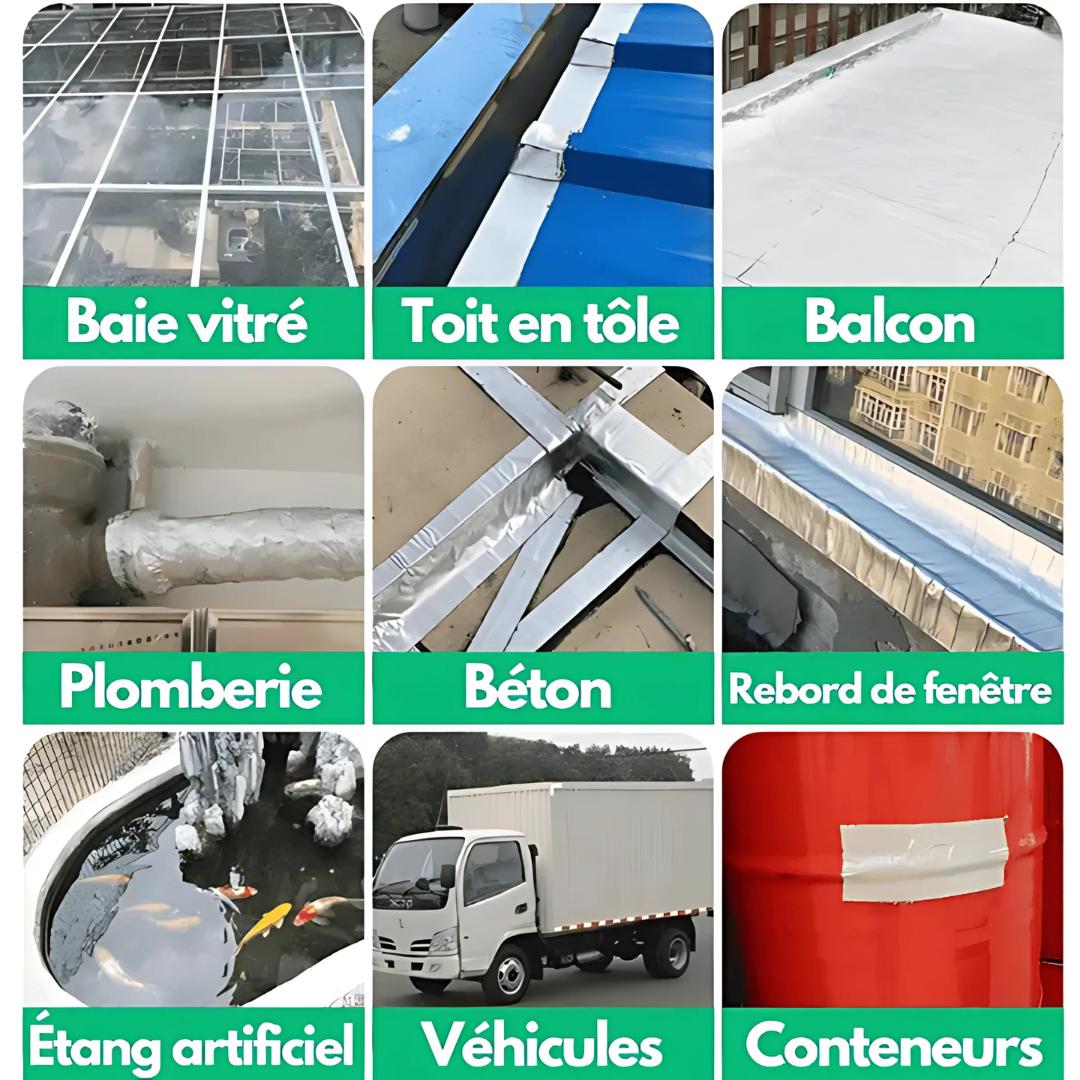 Ruban d’étanchéité aluminium pour réparations express