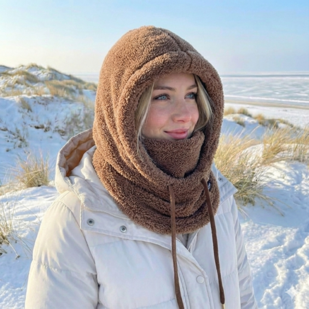 Warme und bequeme Winter-Fleece-Vollgesichtsmaske