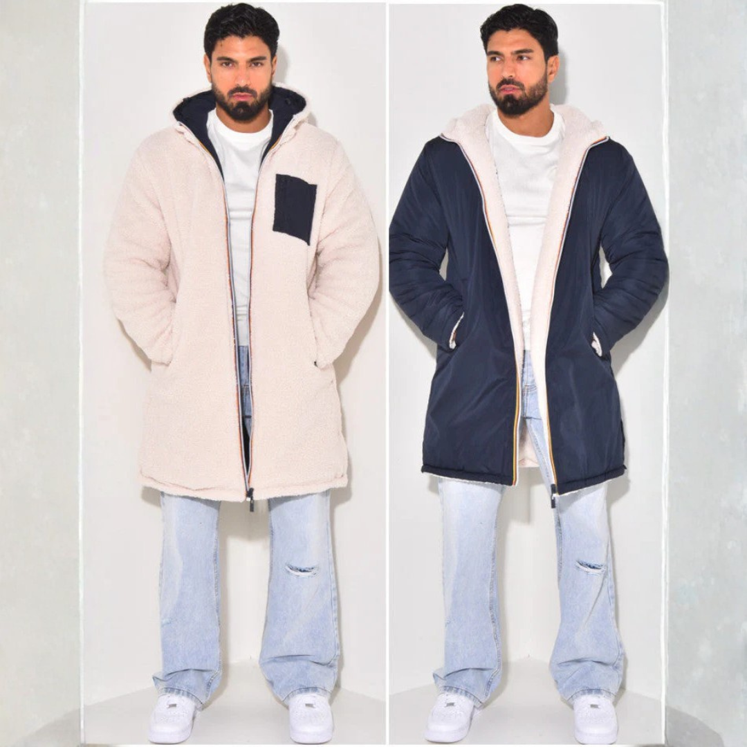 Manteau Douillet à Capuche pour Homme