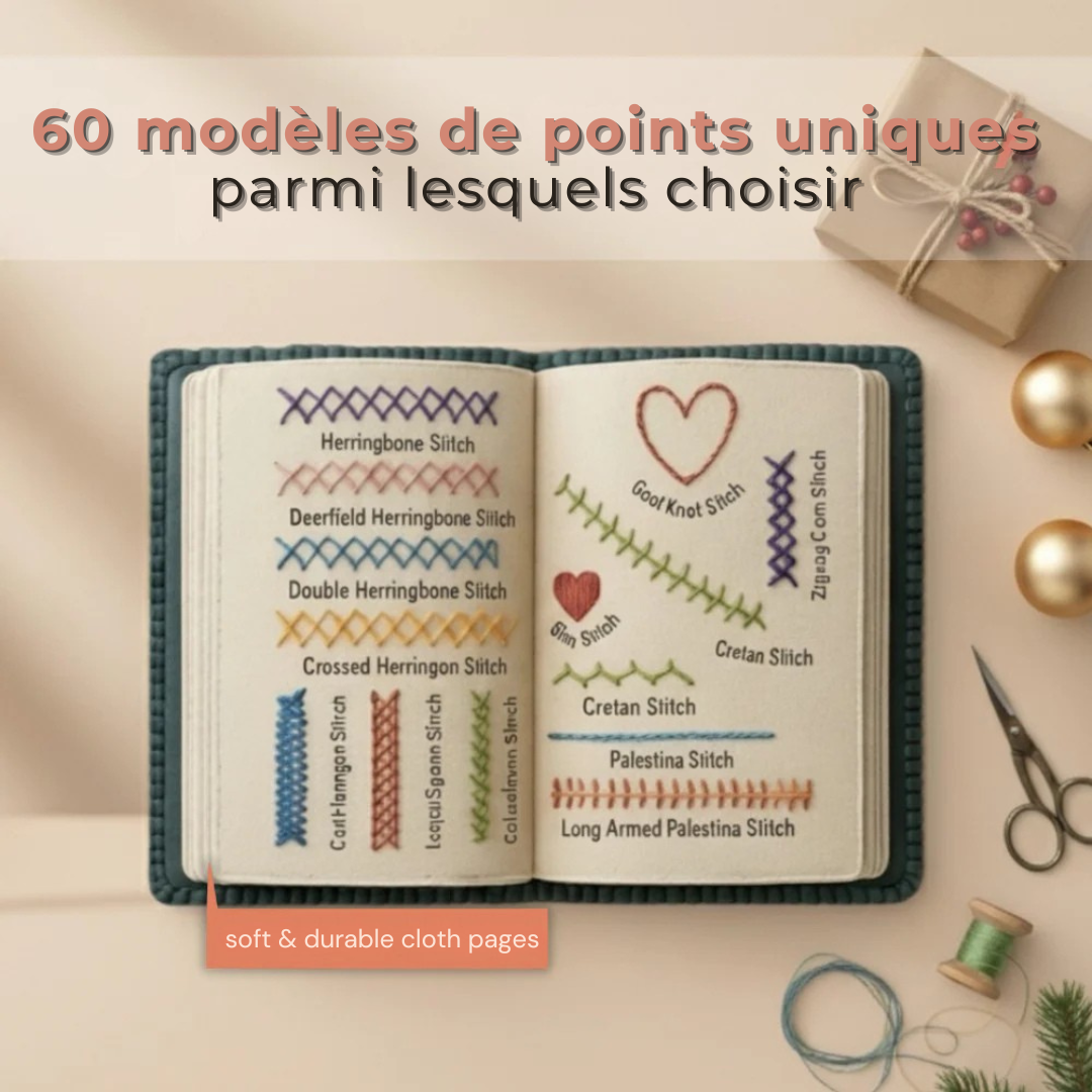 Livre de points de broderie
