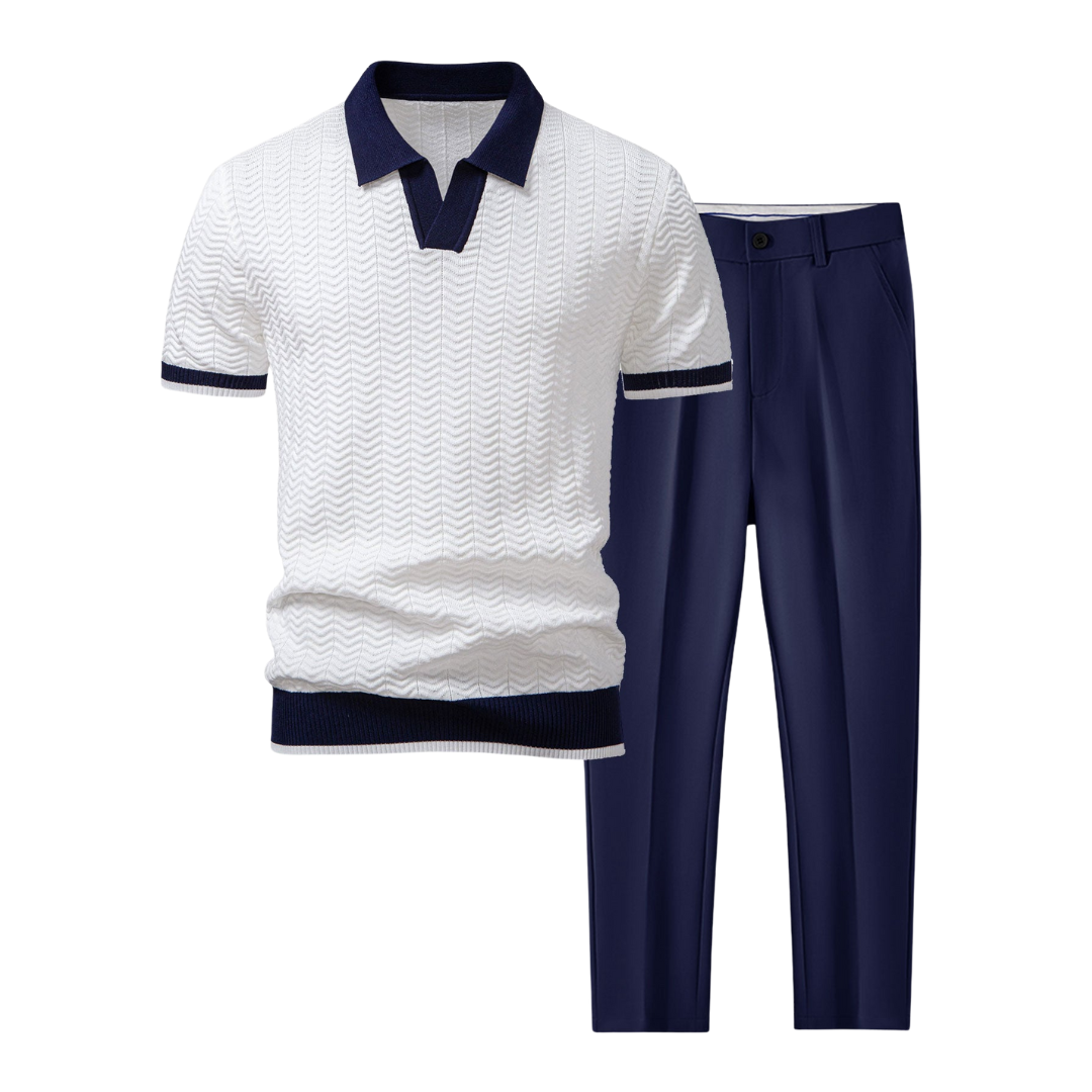 Ensemble rayé homme