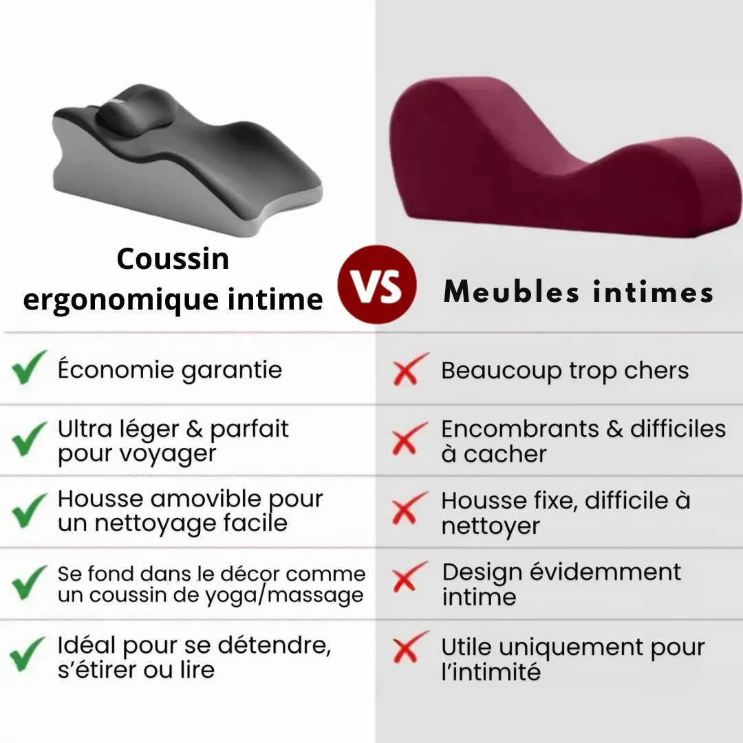 Coussin ergonomique intime