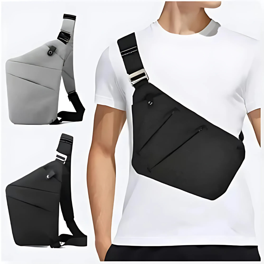 Sac compact antivol à bandoulière – Unisexe & sécurisé