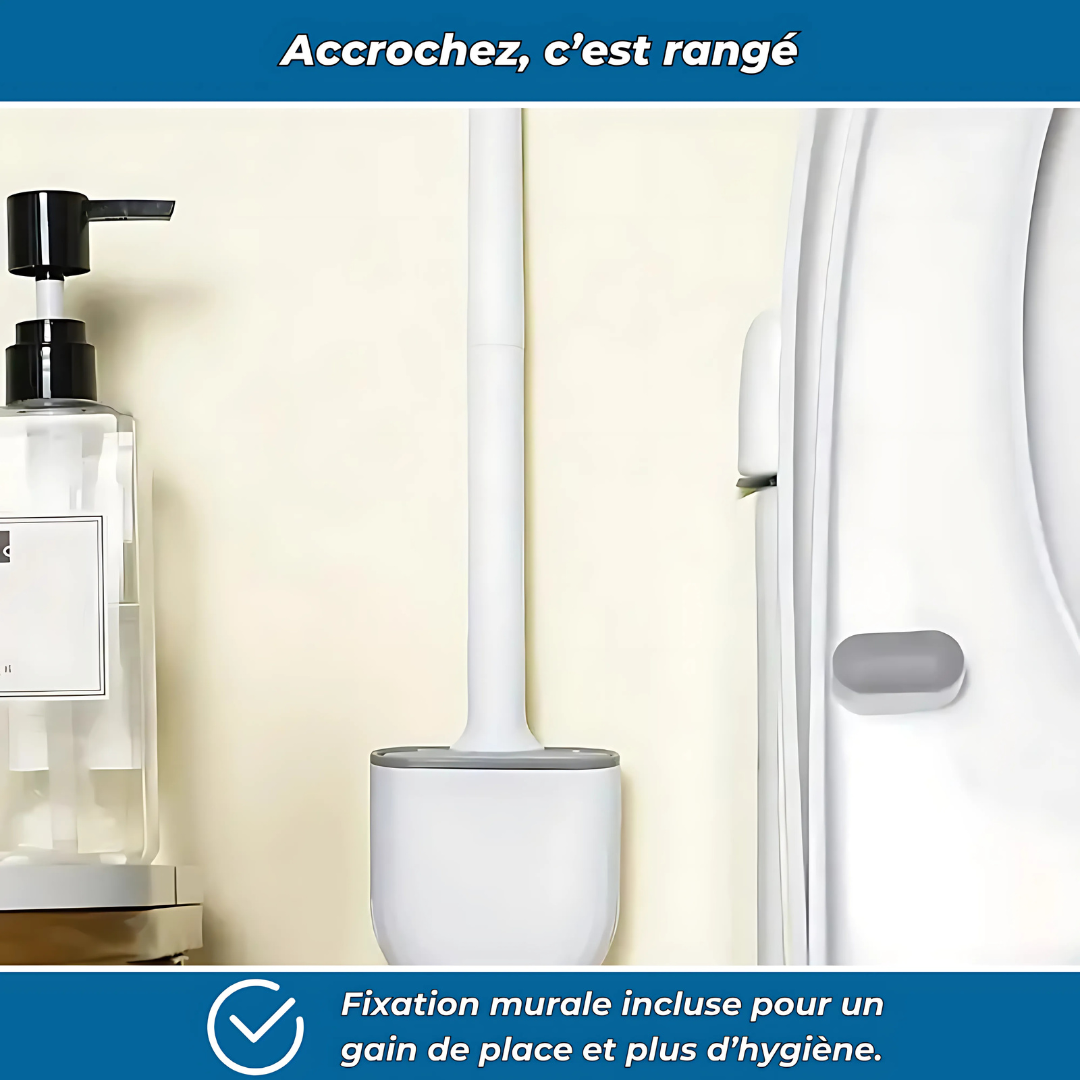 Brosse WC en silicone