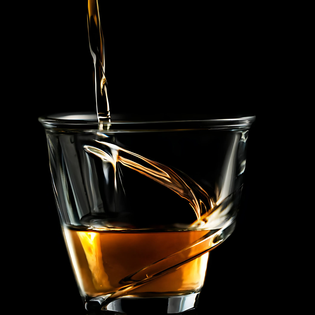 Verres torsadés double paroi