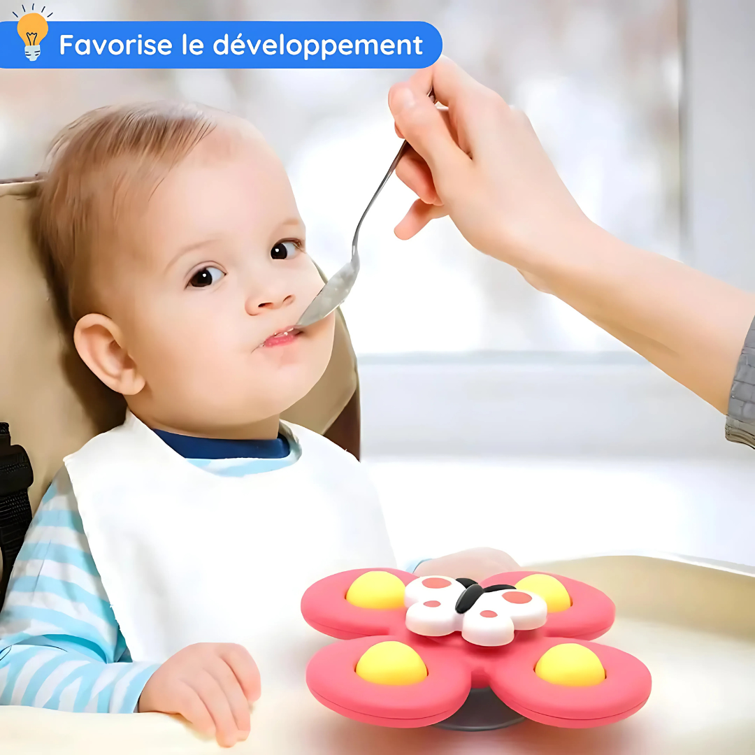 Toupies sensorielles pour bébé – Lot de 3