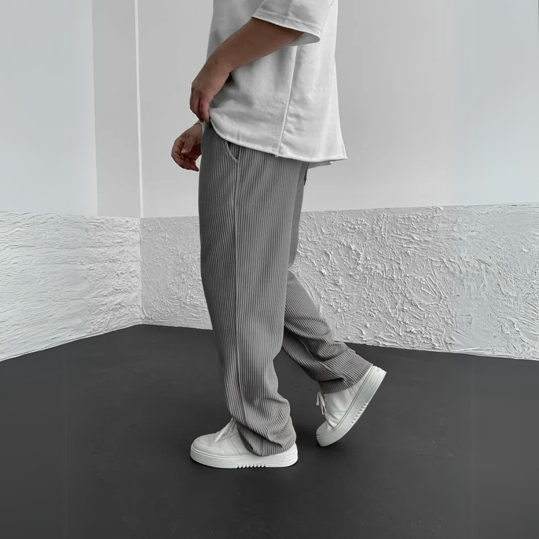 Ripp-Hose mit lockerem Sitz