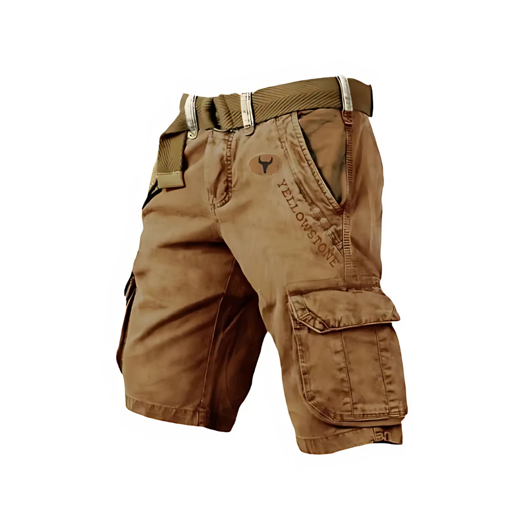 Herren Cargo-Shorts mit 6 Taschen – Robuste Freizeithose