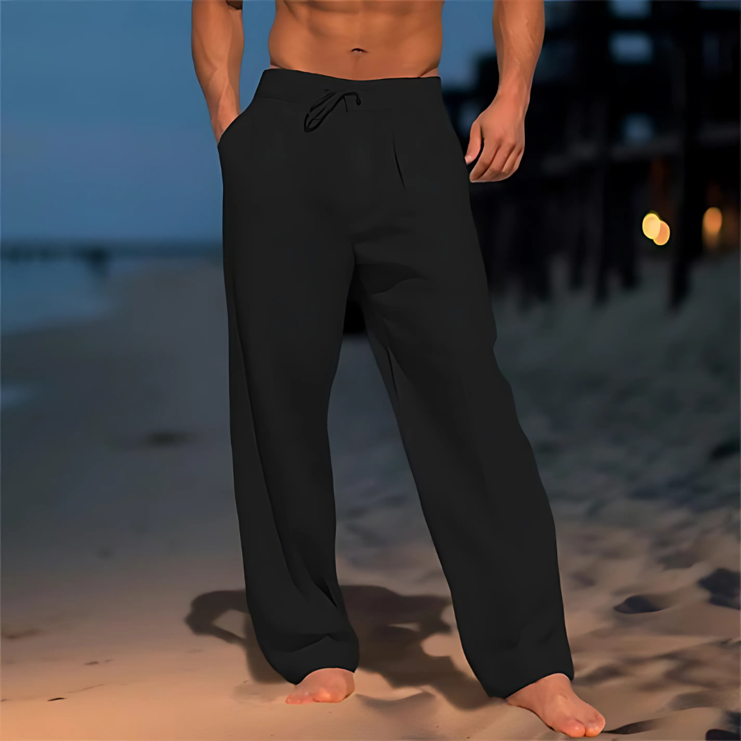 Pantalon en lin homme
