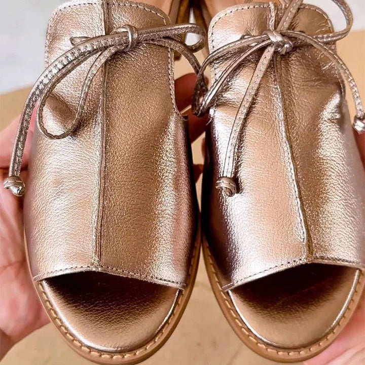 Sandales à Lacets Femme Élégantes et Confortables