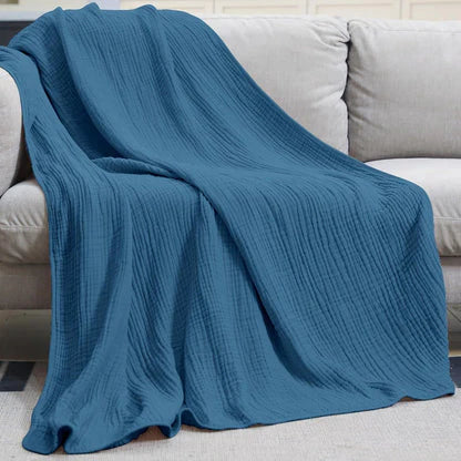 Couverture en gaze de coton – Ultra-légère et respirante