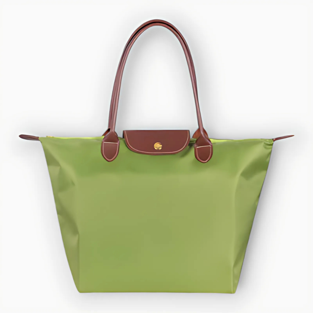 Elegante Oxford-Tasche mit Ledergriffen