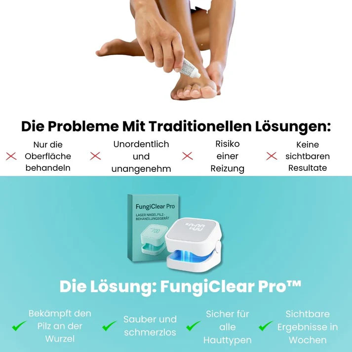FungiClear Pro™ – Lasergerät gegen Nagelpilz