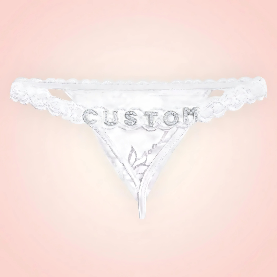 String Dentelle Personnalisé avec Prénom ou Message