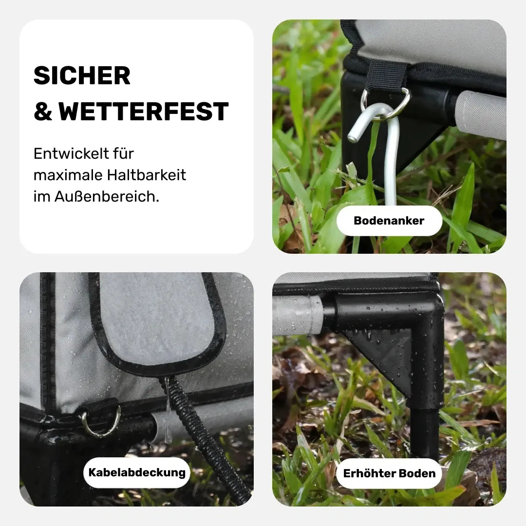 Beheizbares Katzenhaus für draußen