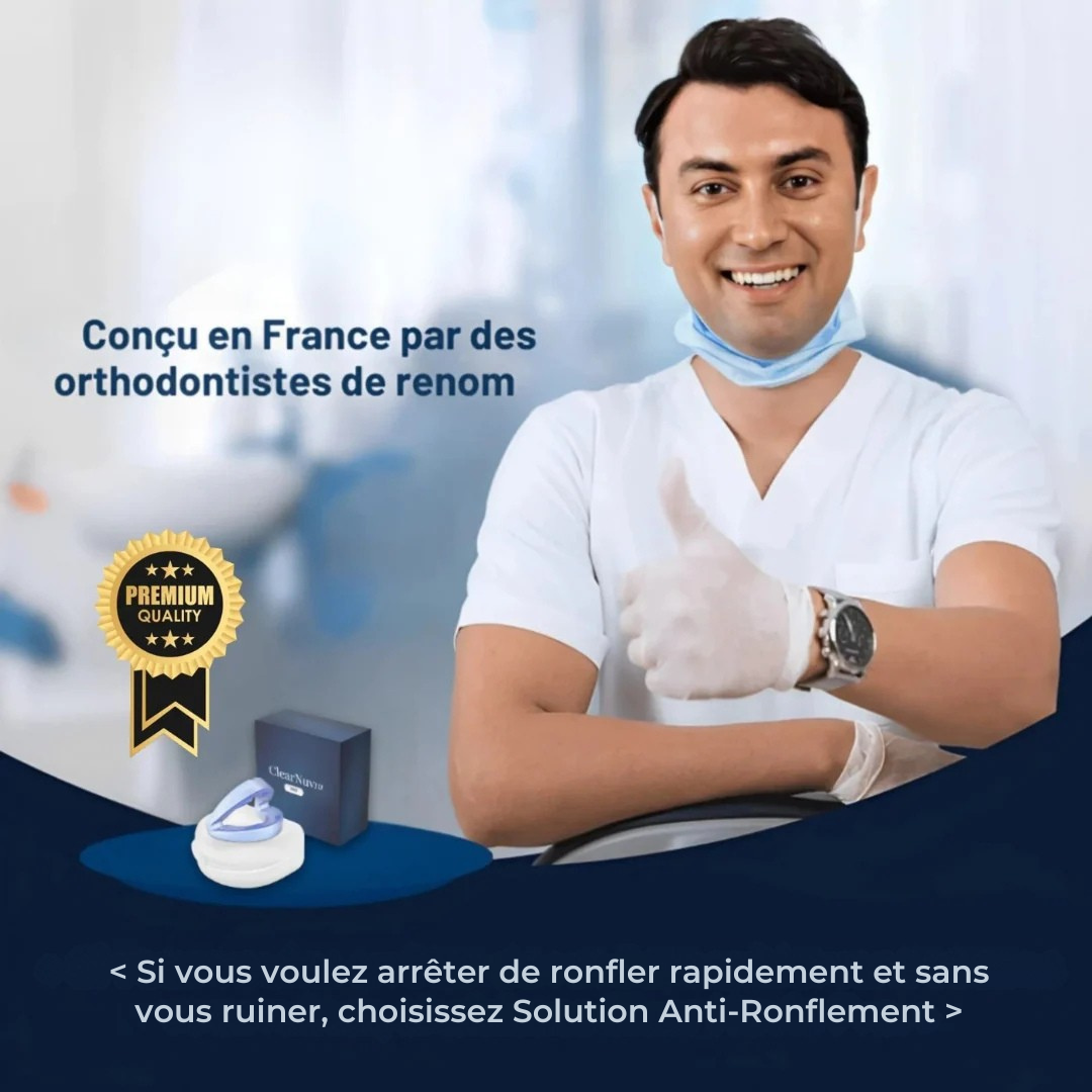 Dispositif nasal réutilisable – Sommeil silencieux dès la première nuit