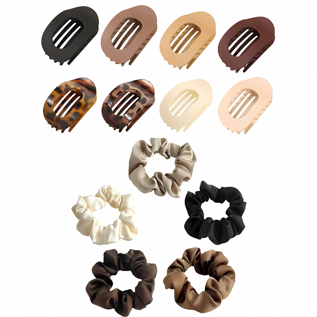 Pince à cheveux en bec de canard, simple et élégante, pour un maintien parfait