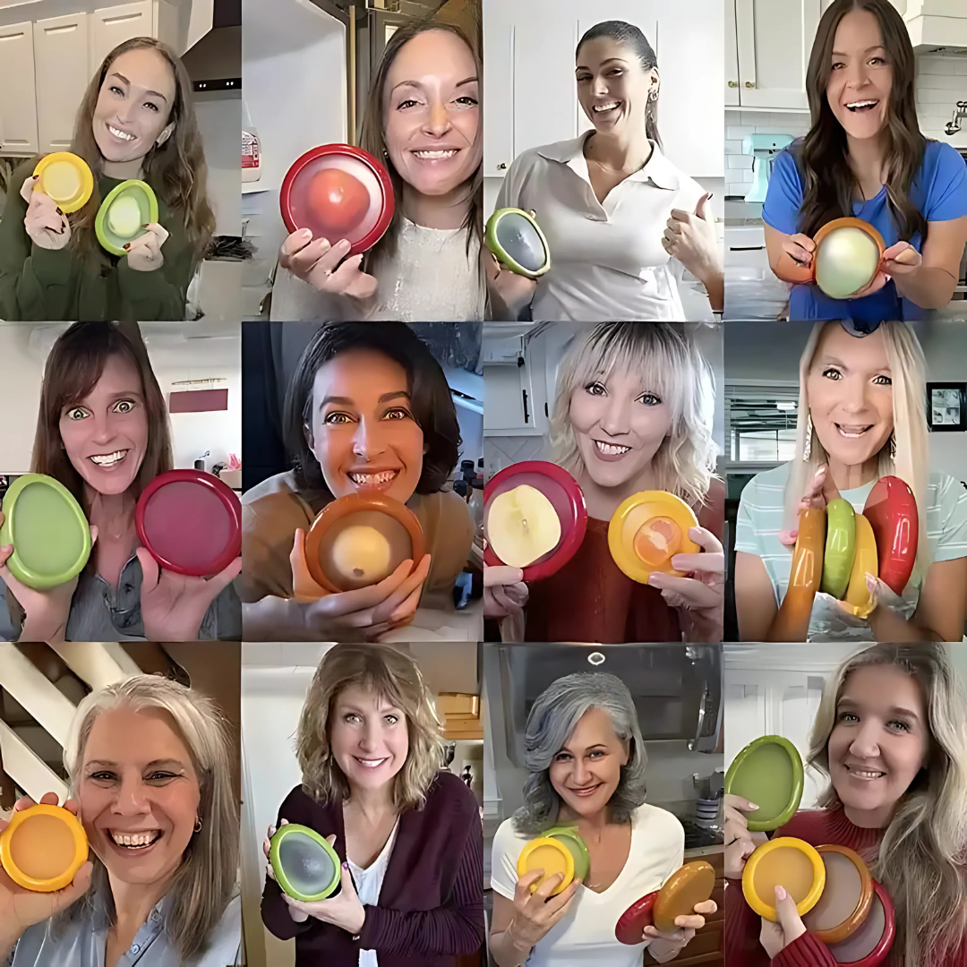 Couvercles réutilisables pour aliments