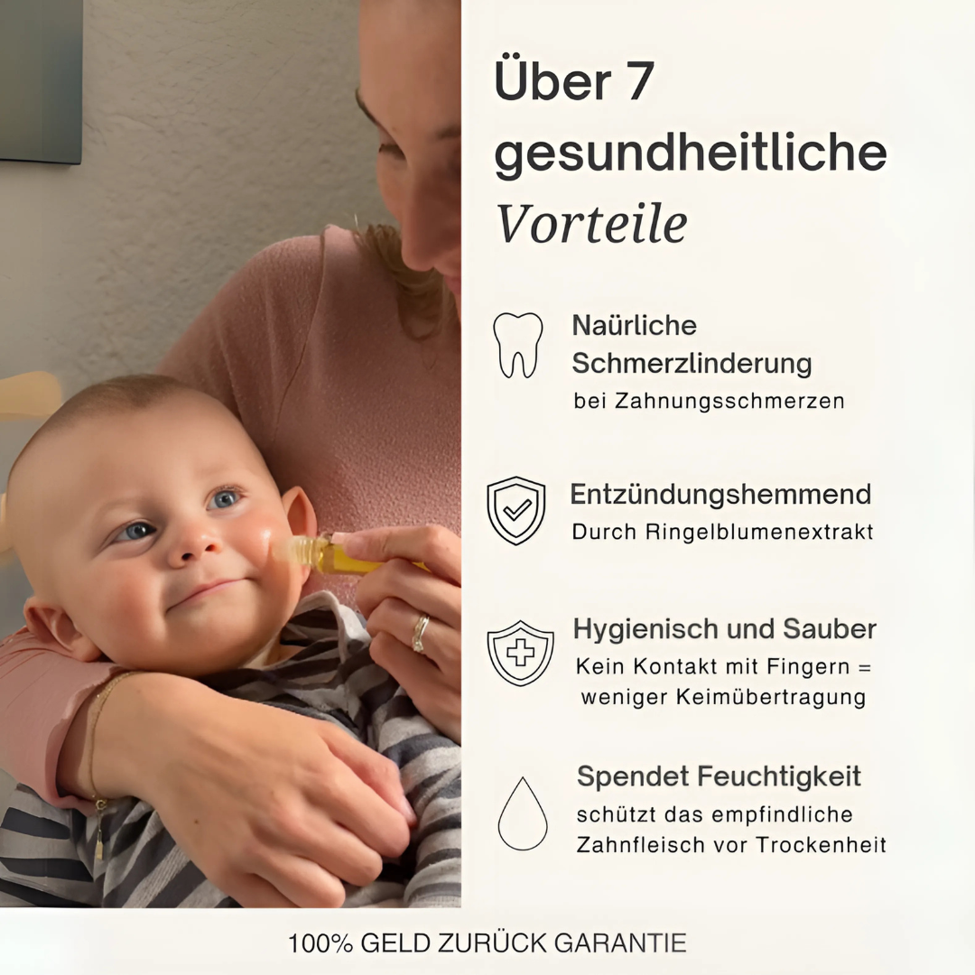 Natürliche Zahnungshilfe für Babys