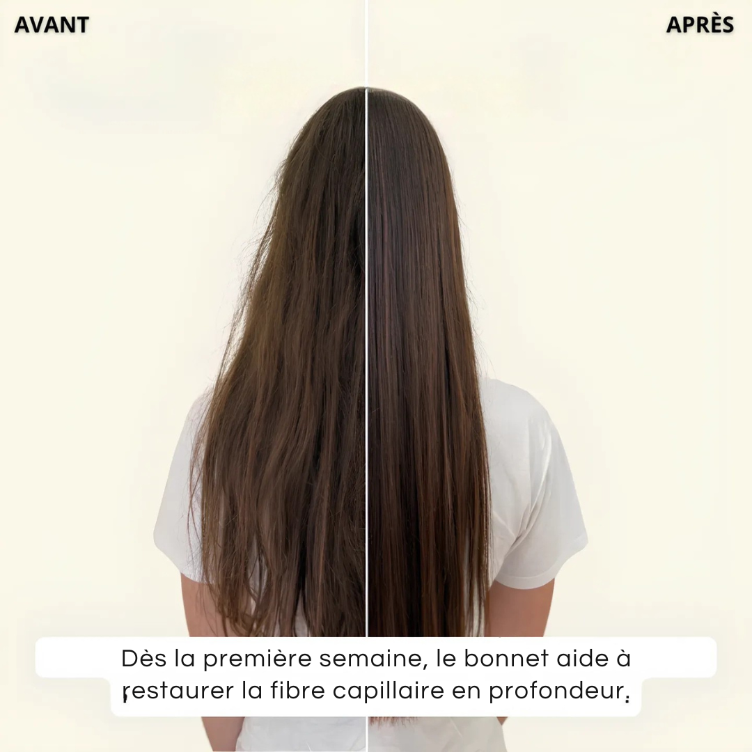 Bonnet de nuit en soie