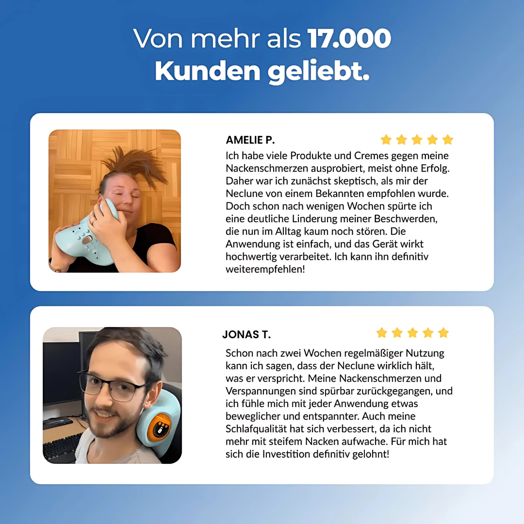 Ergonomischer 4-in-1 Nacken- und Rückenmassager