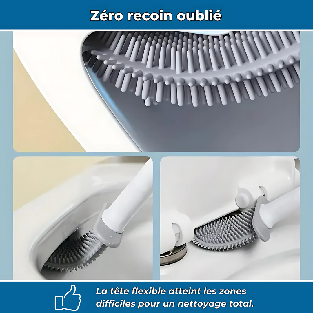Brosse WC en silicone