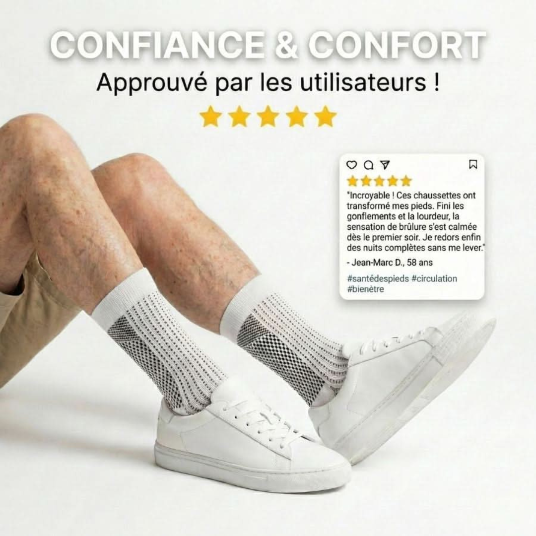 Chaussettes de Compression Apaisantes