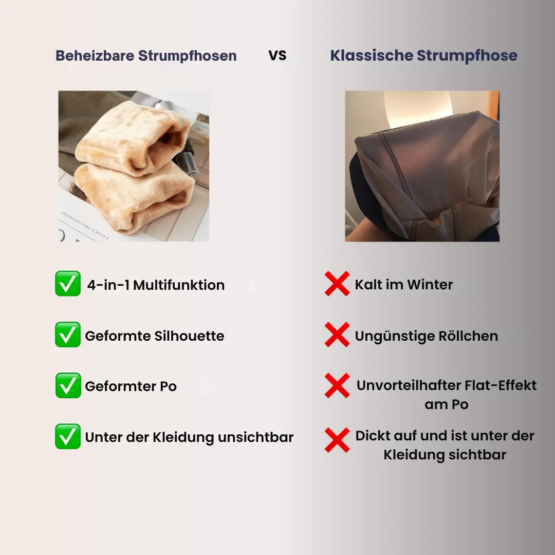 Beheizbare Strumpfhosen gegen Kälte