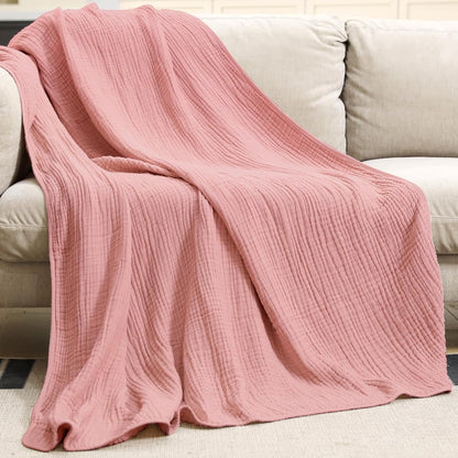 Couverture en gaze de coton – Ultra-légère et respirante
