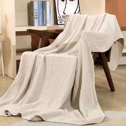 Couverture en gaze de coton – Ultra-légère et respirante