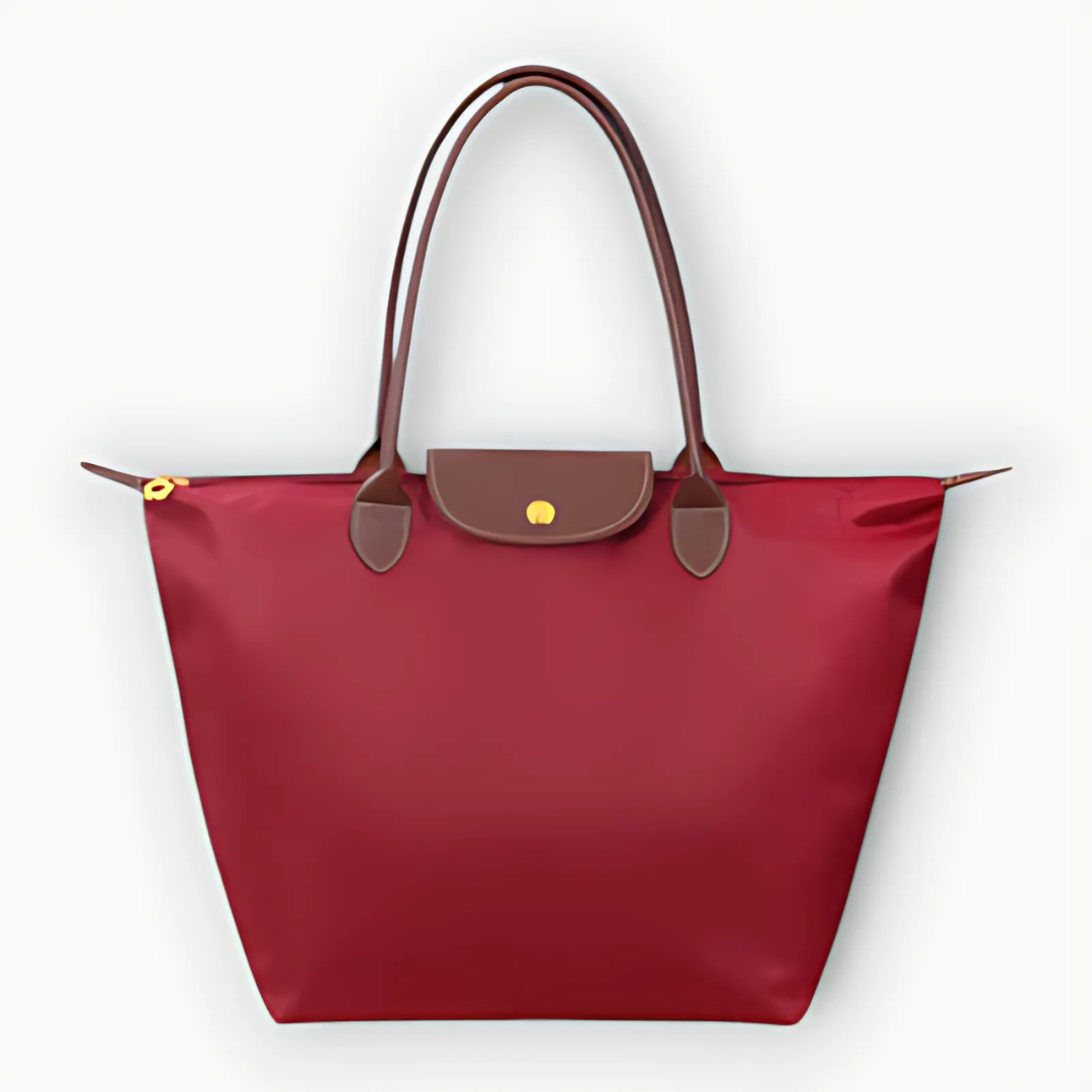 Elegante Oxford-Tasche mit Ledergriffen