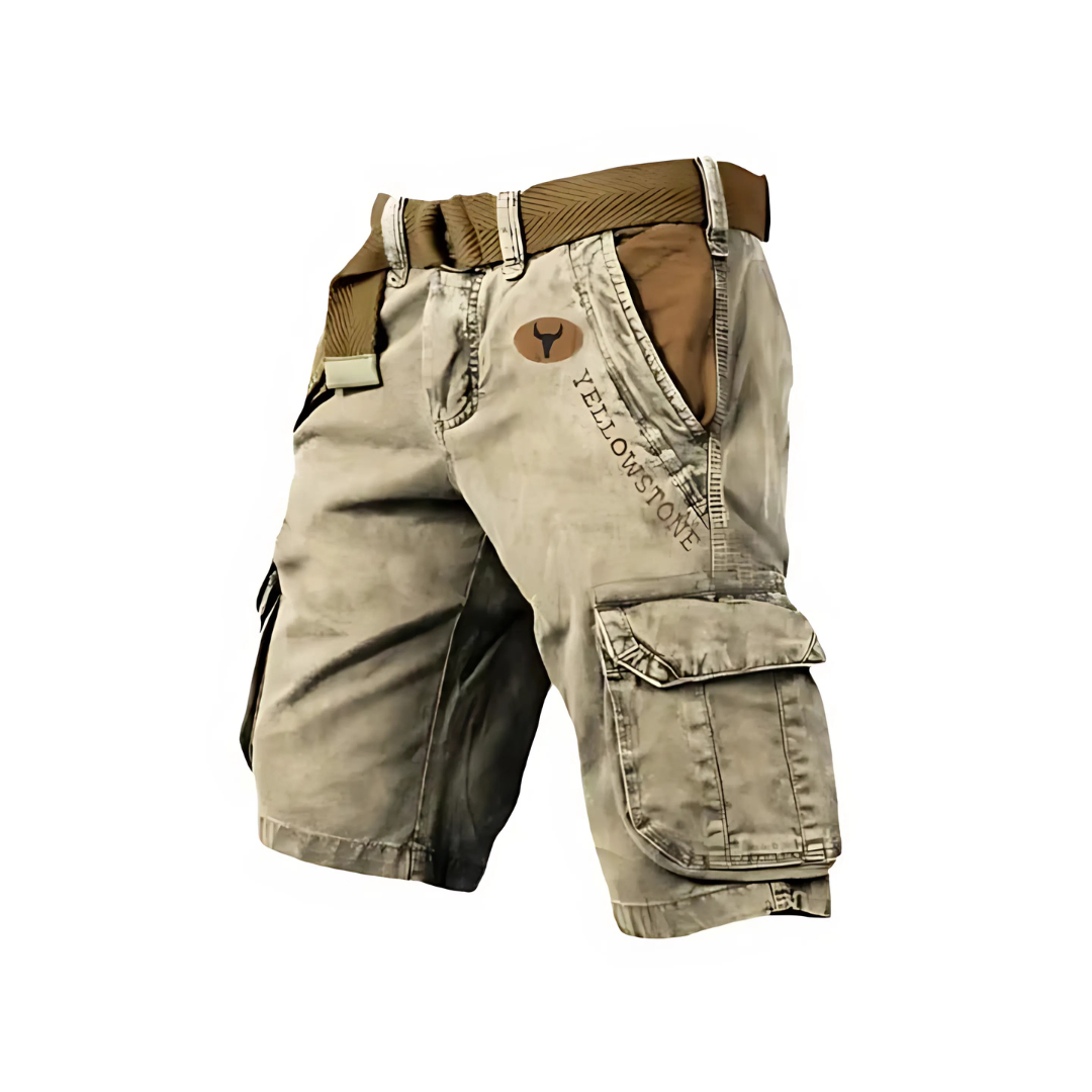 Herren Cargo-Shorts mit 6 Taschen – Robuste Freizeithose