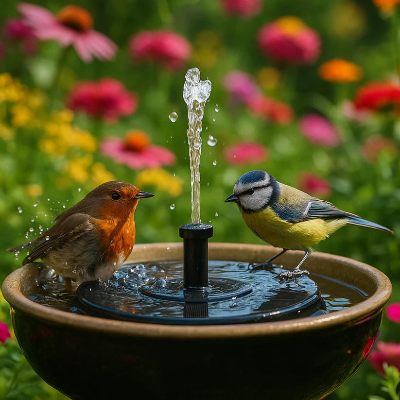 Solarbrunnen für Balkon, Garten & Terrasse