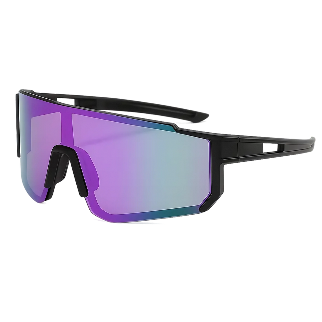 Lunettes de soleil de sport futuristes Galaxy Blanc