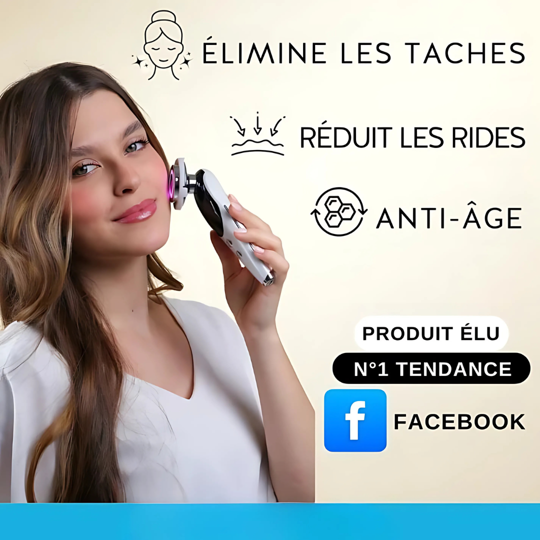 Appareil nettoyant visage à ultrasons