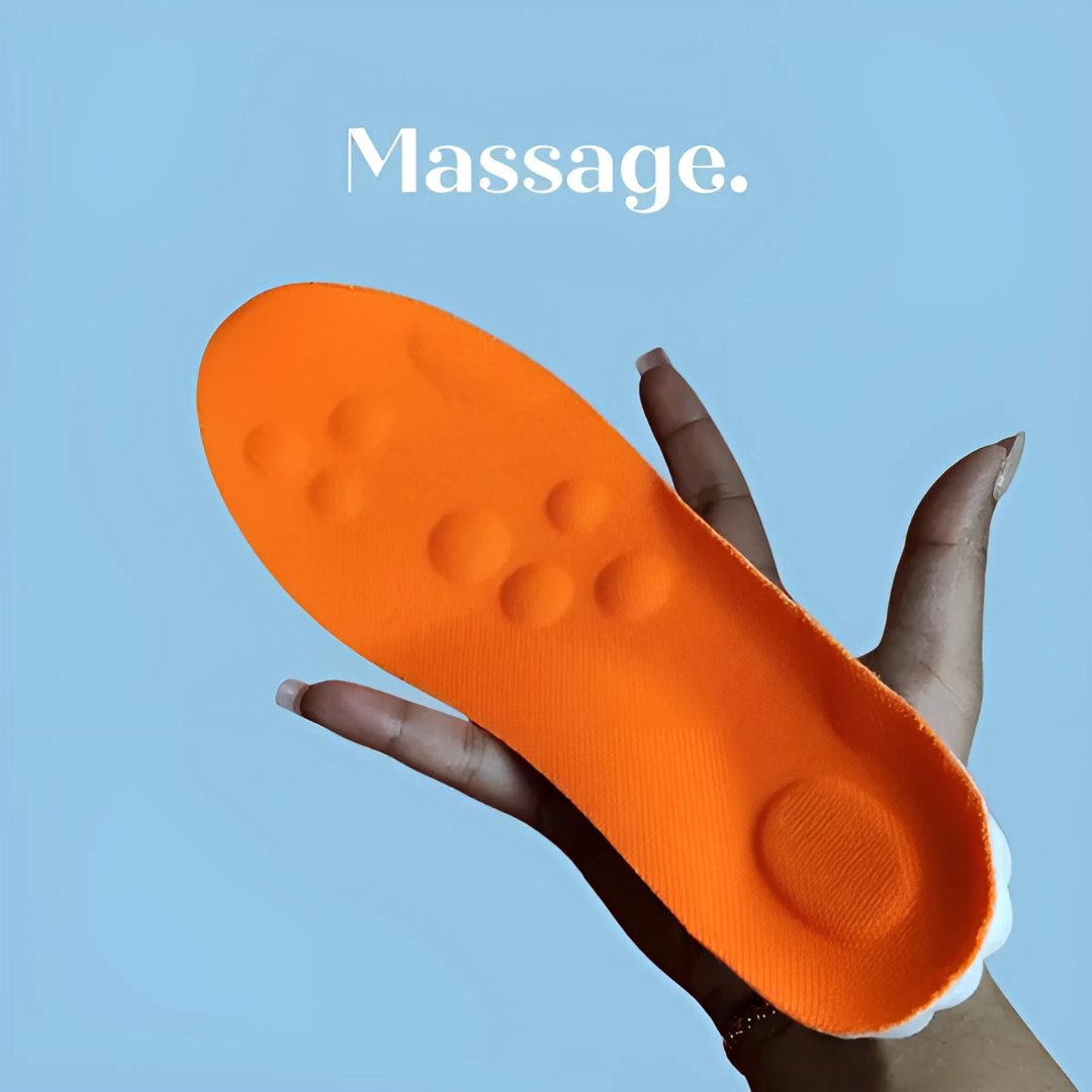 Ergonomische Massage-Einlegesohlen für den Alltag