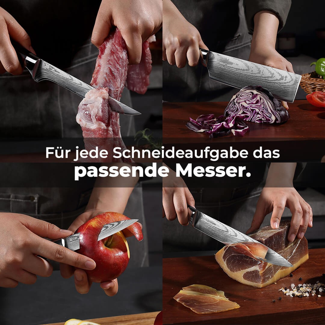 Asiatisches Messerset – 8-teilig