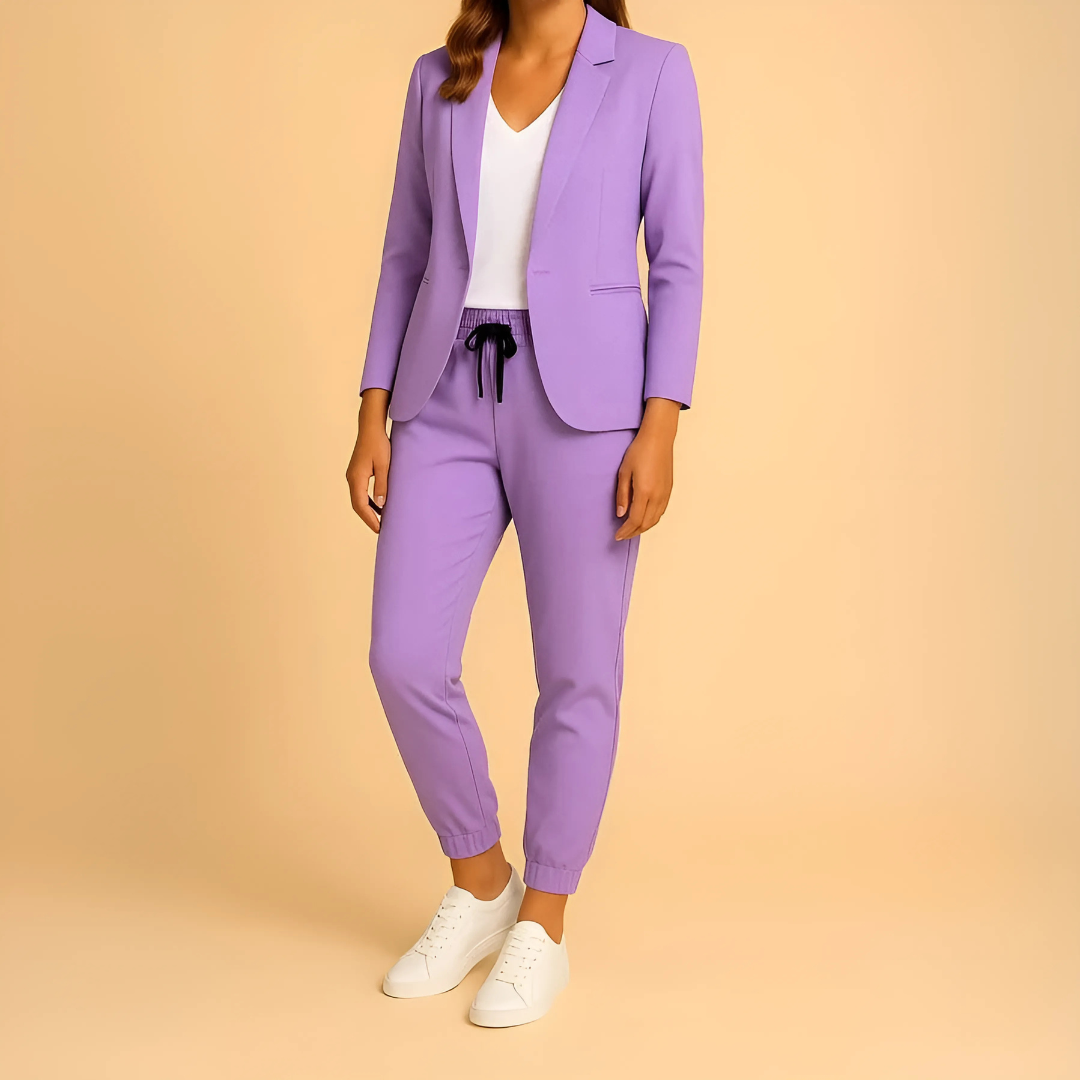 Ensemble tailleur décontracté femme