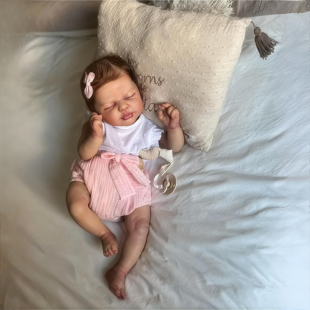 Poupée bébé réaliste en silicone souple