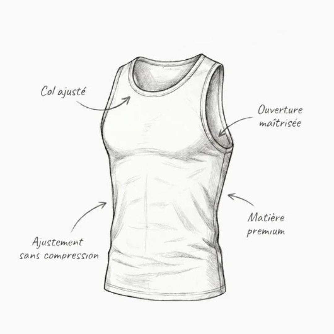 Atmungsaktives, figurbetontes Tanktop für Herren
