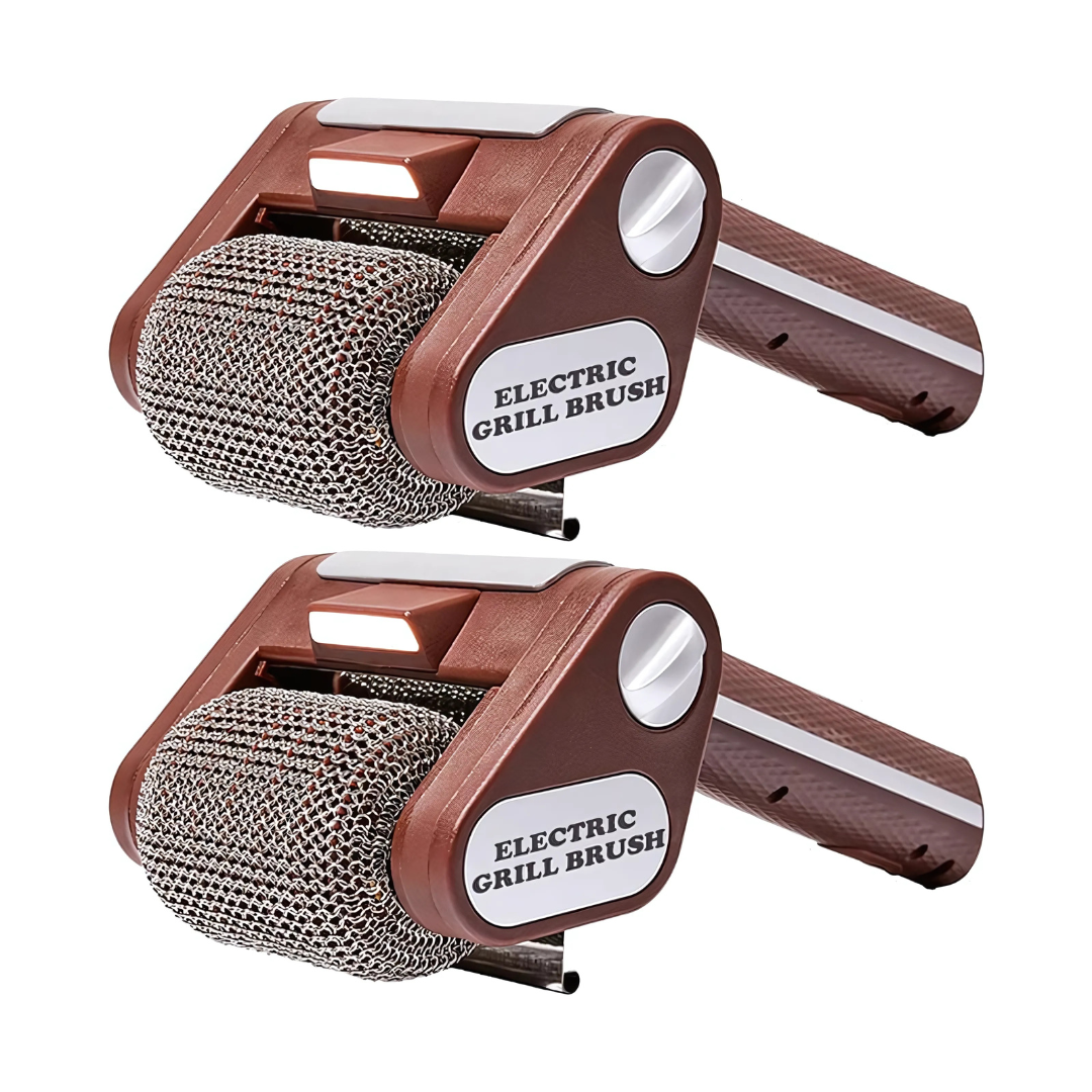 Brosse à gril avec réservoir à huile – 2-en-1 pour nettoyage & entretien
