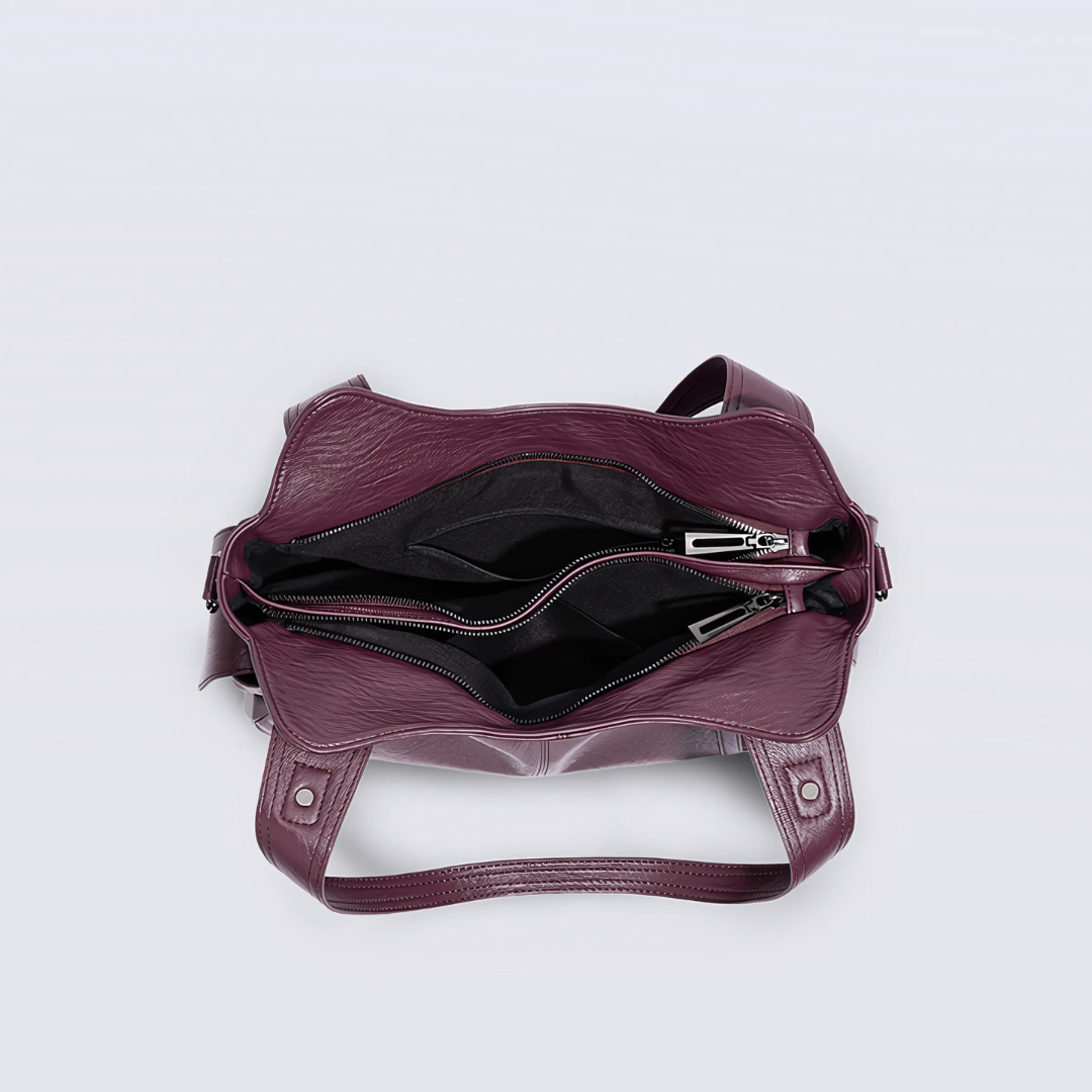 Sac cabas végan bordeaux