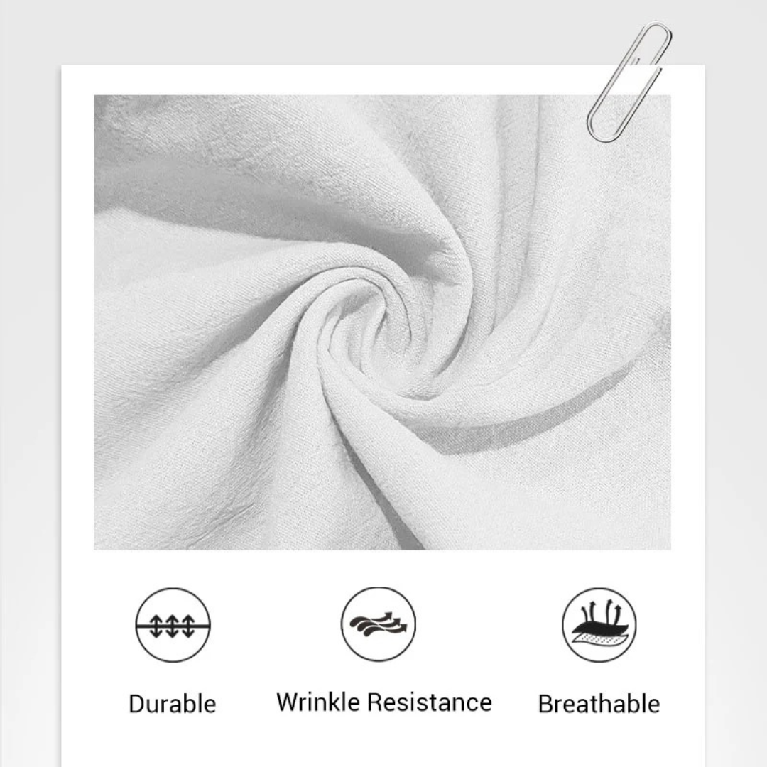 Ensemble chemise et pantalon en lin pour homme