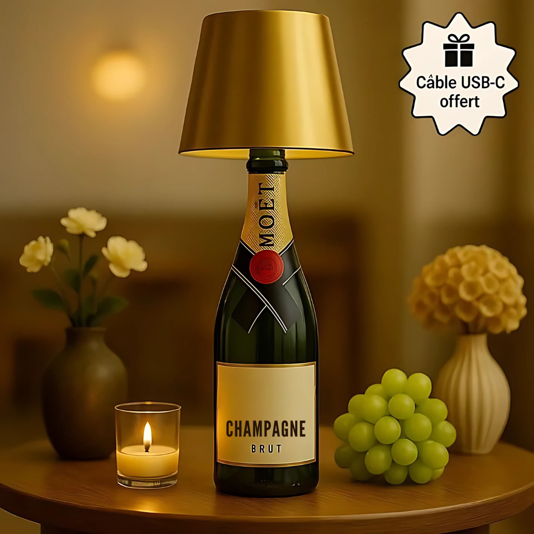Lampe LED sans fil pour bouteilles