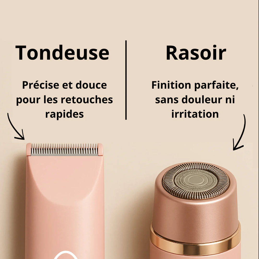 Rasoir électrique 2-en-1 femme