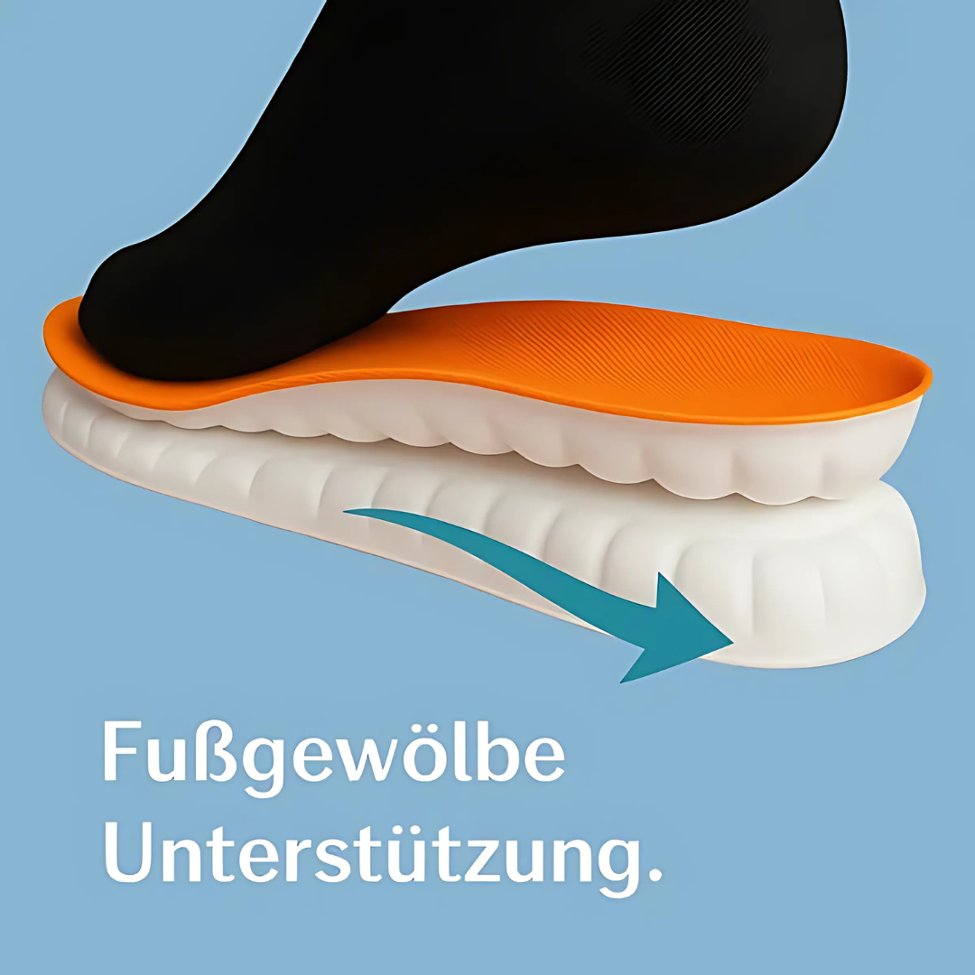 Ergonomische Massage-Einlegesohlen für den Alltag