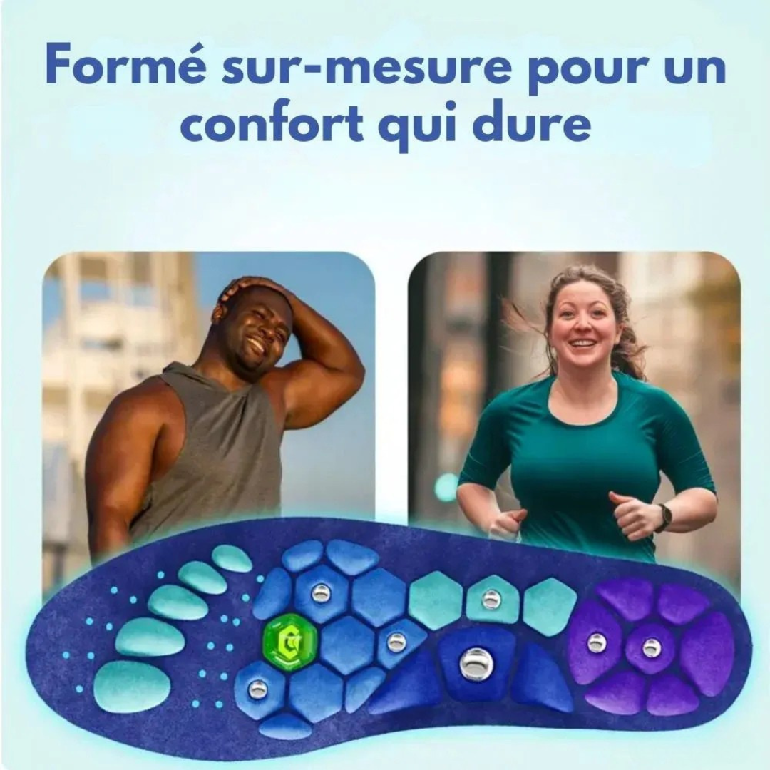 Semelles orthopédiques confort total