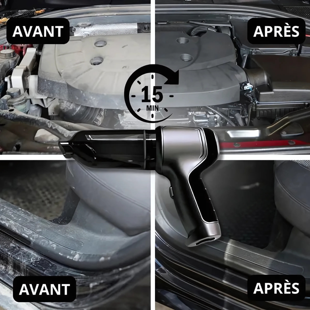 Aspirateur de voiture compact avec fonction souffleur