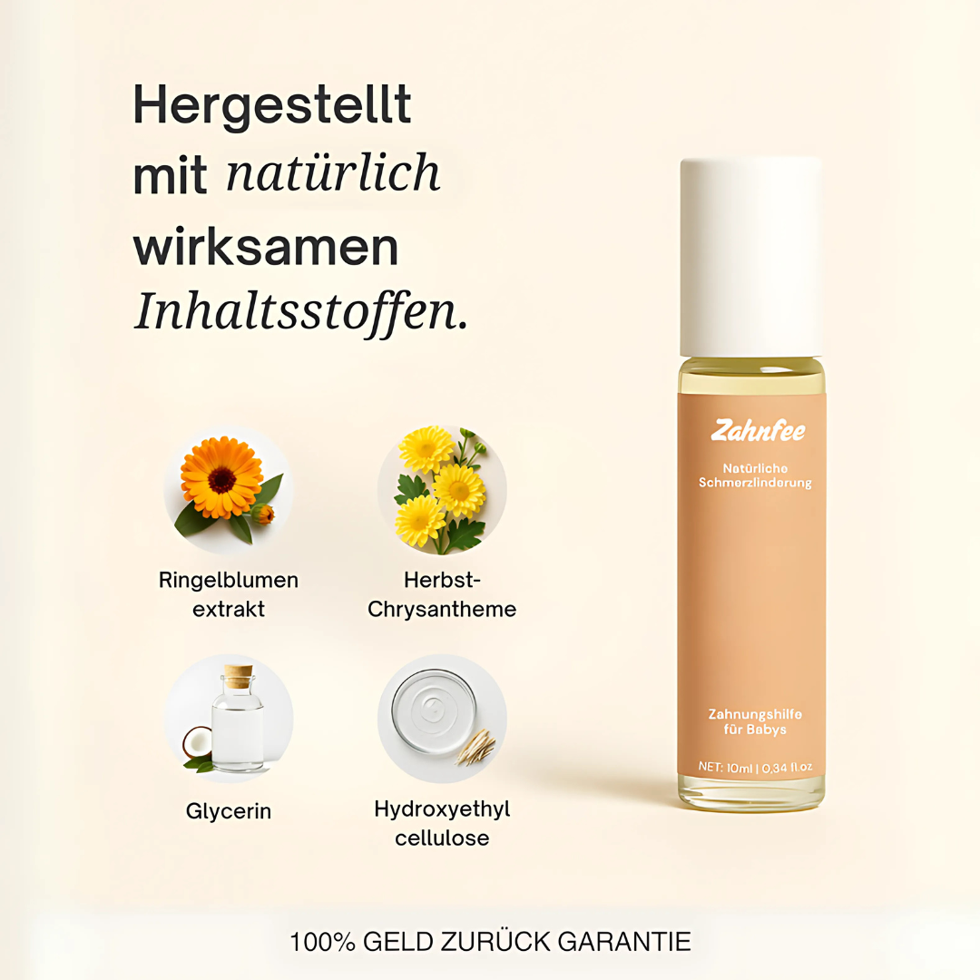 Natürliche Zahnungshilfe für Babys
