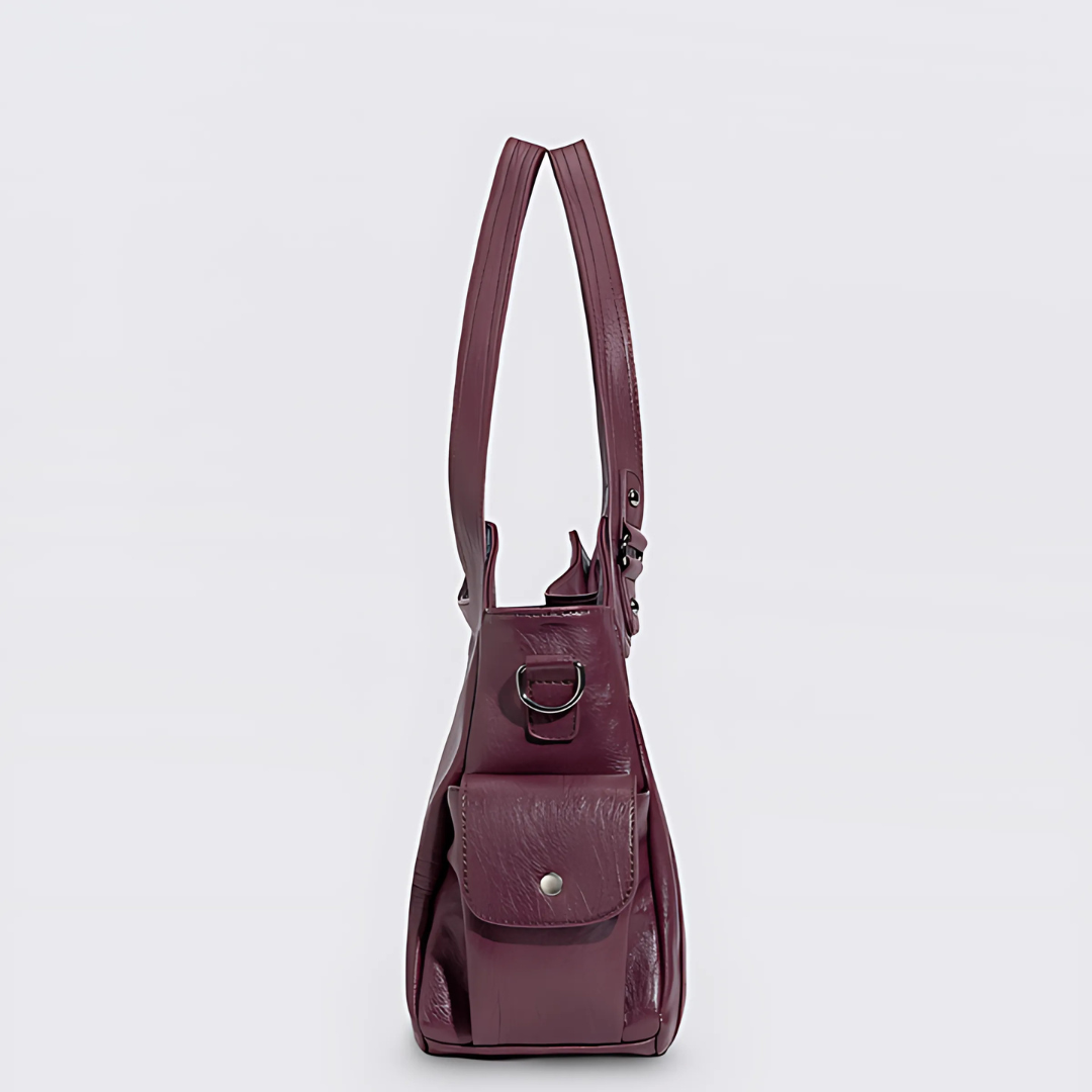 Sac cabas végan bordeaux